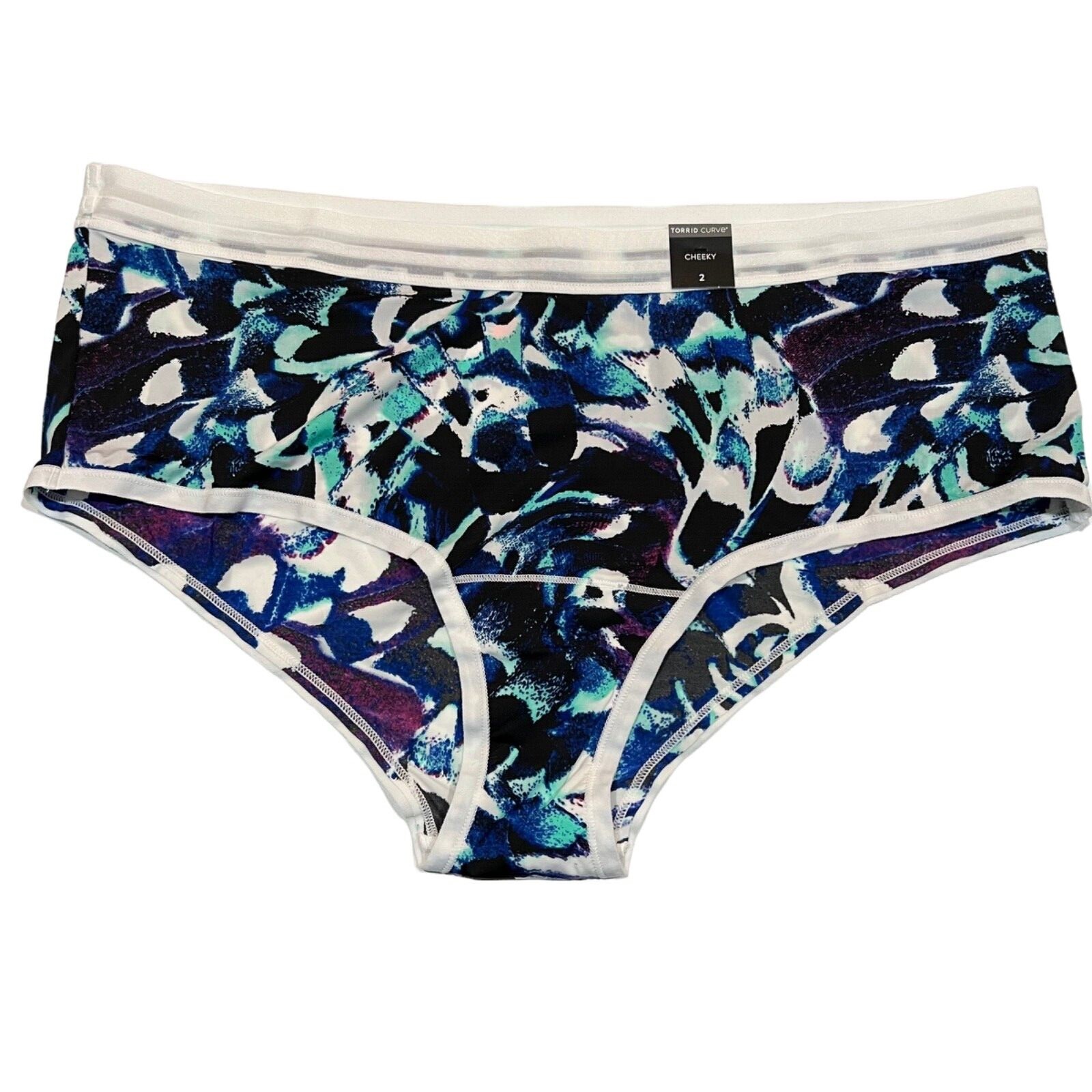 NWT TORRID Cheeky Pantie Sz 0X-1X-2X-3X-4X-5X Silky White Blue Purple Black