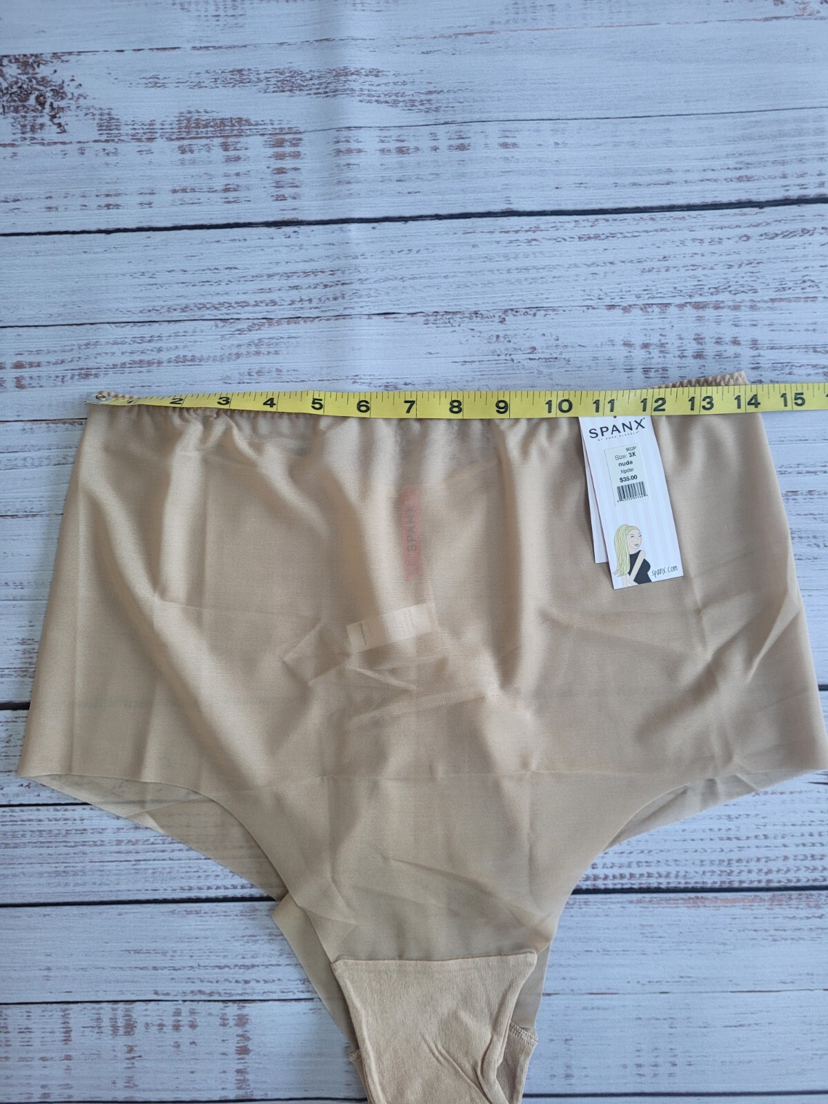 New SPANX By Sara Blakely 3X Nude Skinny Britches Hipster Panty Women