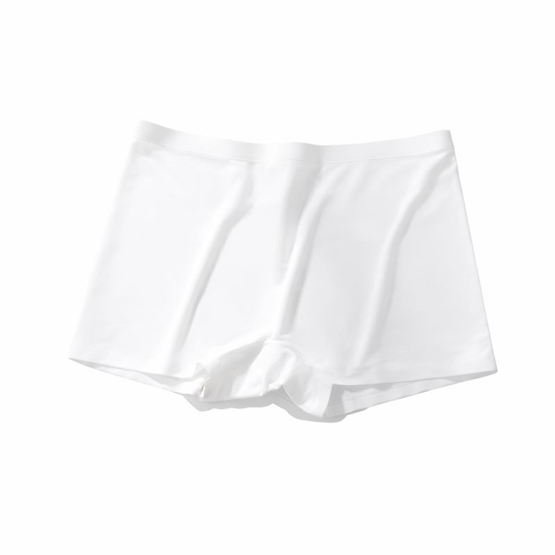 Ladies Boxer Underwear Plain Knickers Seamless Panties High Waist Briefs 3 Packs