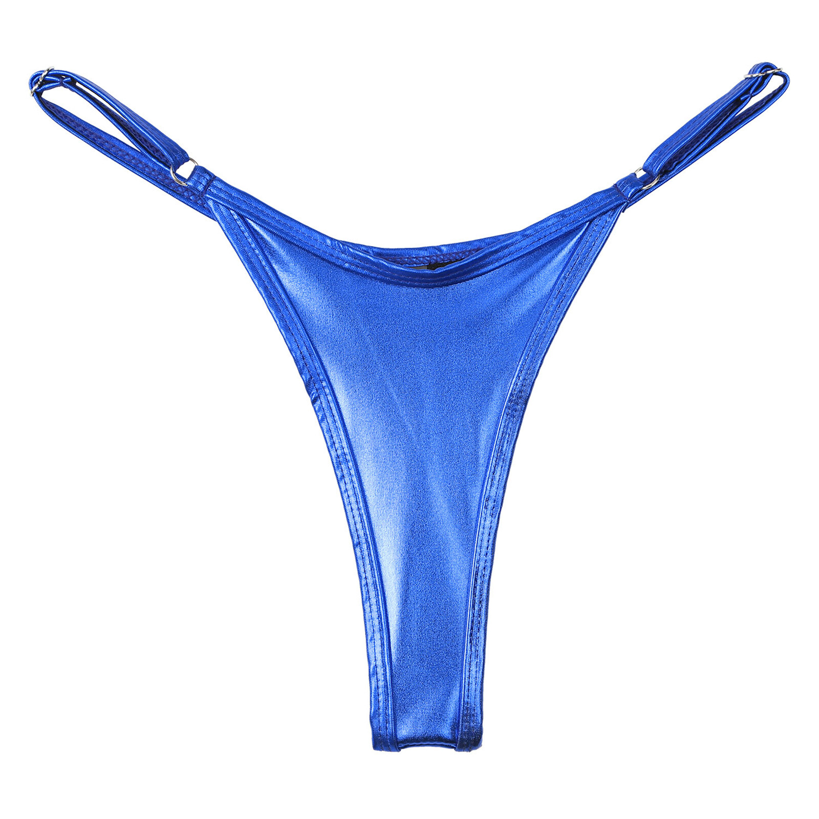 Womens G-String Thongs Nightclub Briefs Metallic Underwear Sexy Panties Bar