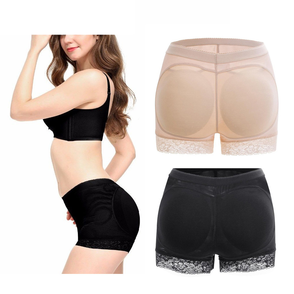 THICK PADDED BUTT n HIP ENHANCER SHAPER GIRDLE GIRLSHORT UNDERWEAR PANTIE M-2XL