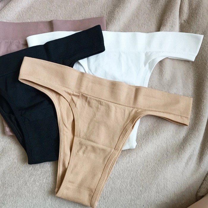 6 Pack Lot Sexy Ladies Womens Panties Briefs High Leg Bikini Underwear Lingeries