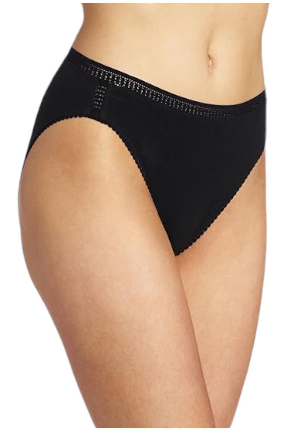 On Gossamer Women’s Cabana Hi Cut Underwear Brief Black