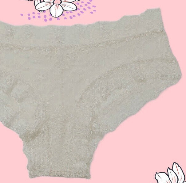 XS S M L XL XXL Coconut White FLORAL LACE THELACIE Victorias Secret CHEEKY Panty
