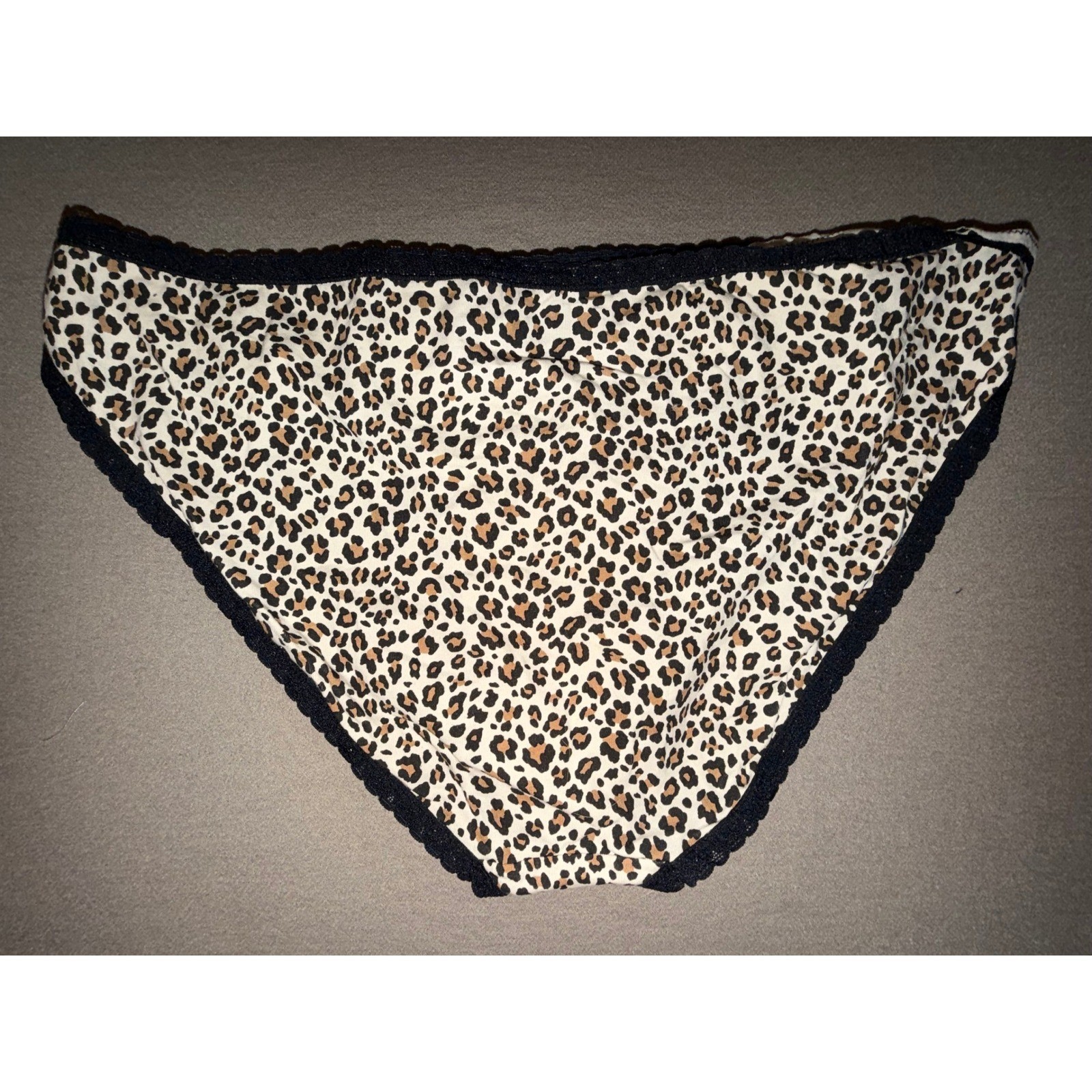 Jenni Intimates Women’s 2 Pack Bikini Panties Wild Leo Nude Sleep Grey Size XXXL