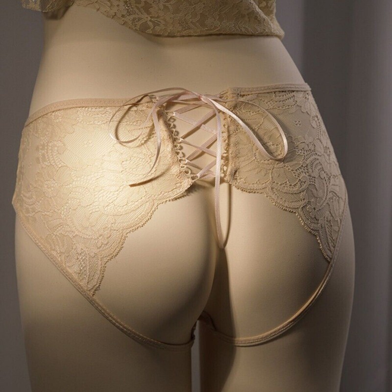 Lace Transgender Shaping Panties for Men Hidden Gaff Crossdresser Underwear