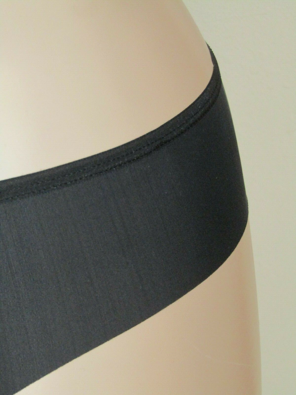 Black No VPL Thong UK 6 – 12 Ex M&S Microfibre High Rise E7