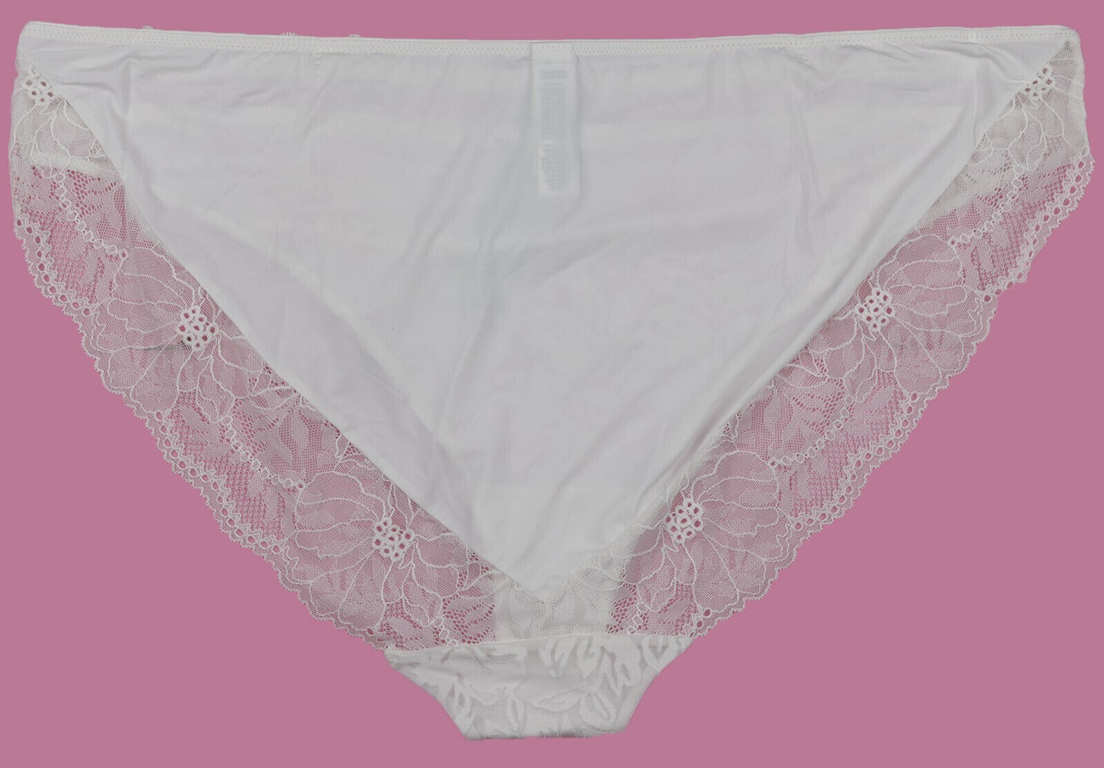 M&S Autograph High Leg Knickers Cream Womens Size 26 x2 zz