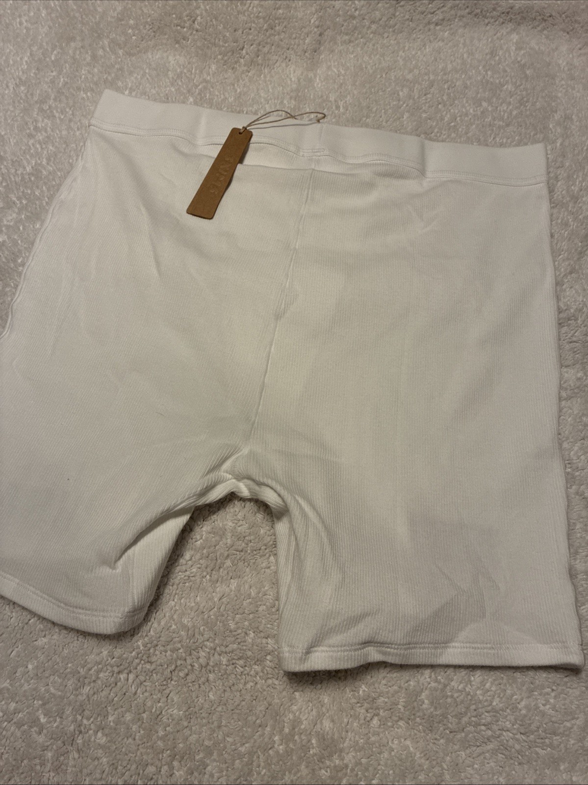 SKIMS Soft Lounge Boxer Short Team USA White XL