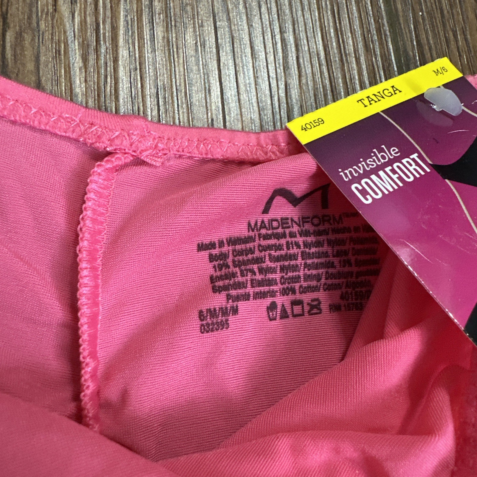 NWT SEXY!! (3) Comfort Devotion Tanga Panties 40159 Size 6