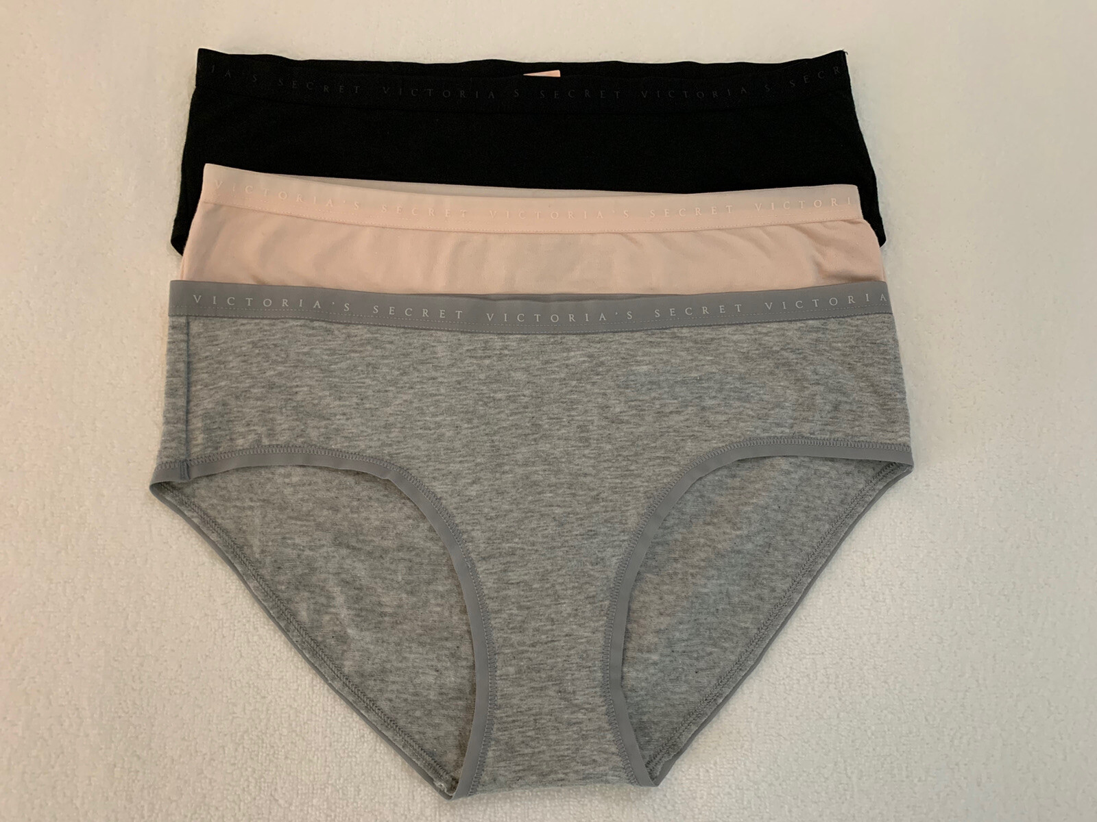 NWT 3 Victoria Secret Hiphugger /Hipster S Size
