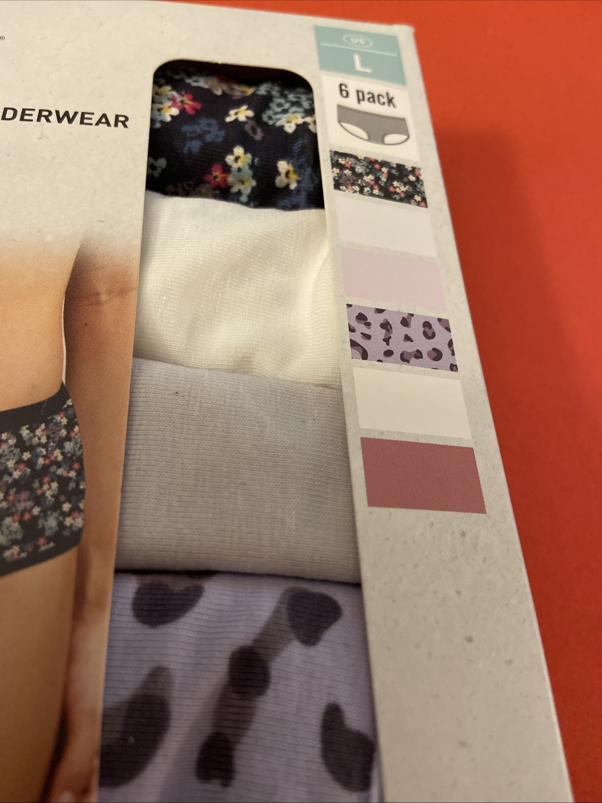 SERRA PACK OF 6!!! Assorted Hipster Underwear / Large