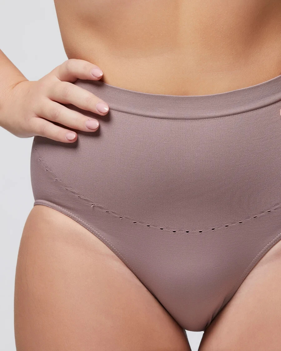 COMFORT SIZE NO STRESS -L / 14 CURVY BRIEFS SOFT MICROFIBER SEAMLESS PUMP BRIEFS