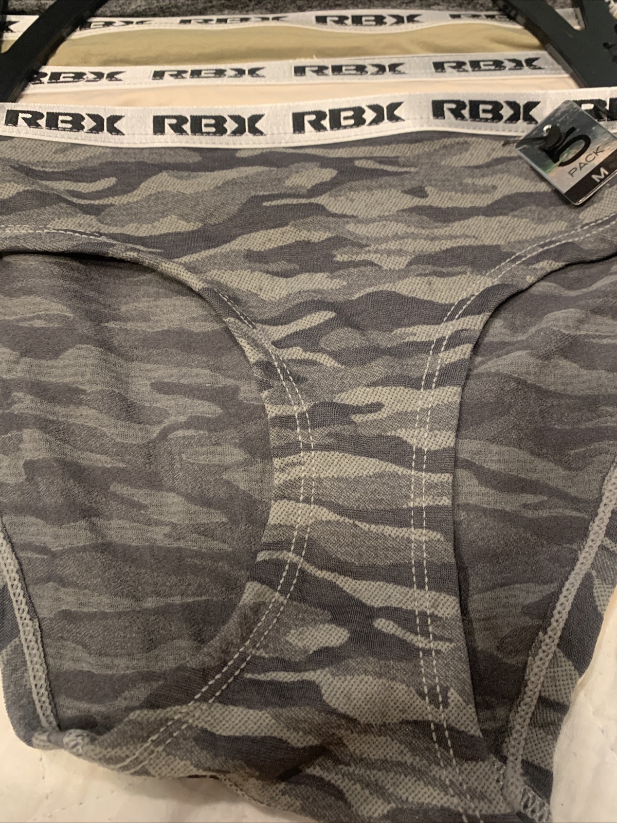 RBX Hipsters Panties Underwear 5-Pack Size Small Nylon Poly Spandex