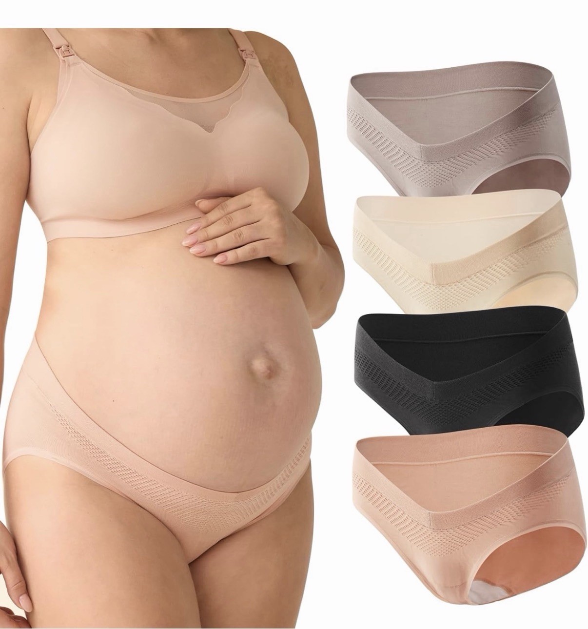 Momcozy Maternity Underwear Seamless SIZE EXTRA LARGE XL 4pk panties postpartum