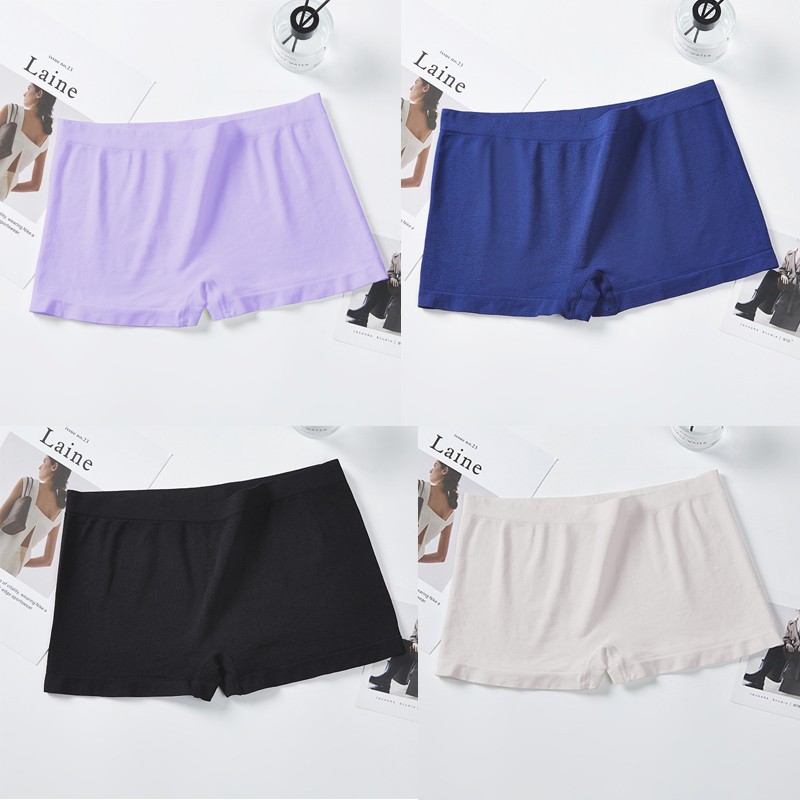 4 Pack Lot Sexy Ladies Womens Boyshorts Panties Underwear Boxer Shorts Lingeries