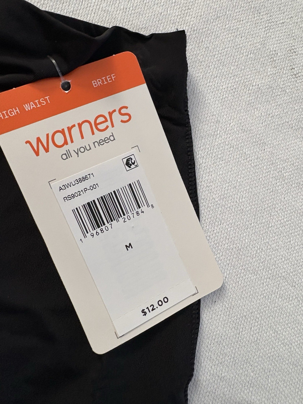 NEW Warners Briefs Smooth It Over Pinch-Free 2 Pair Hi-cut High Waist Medium