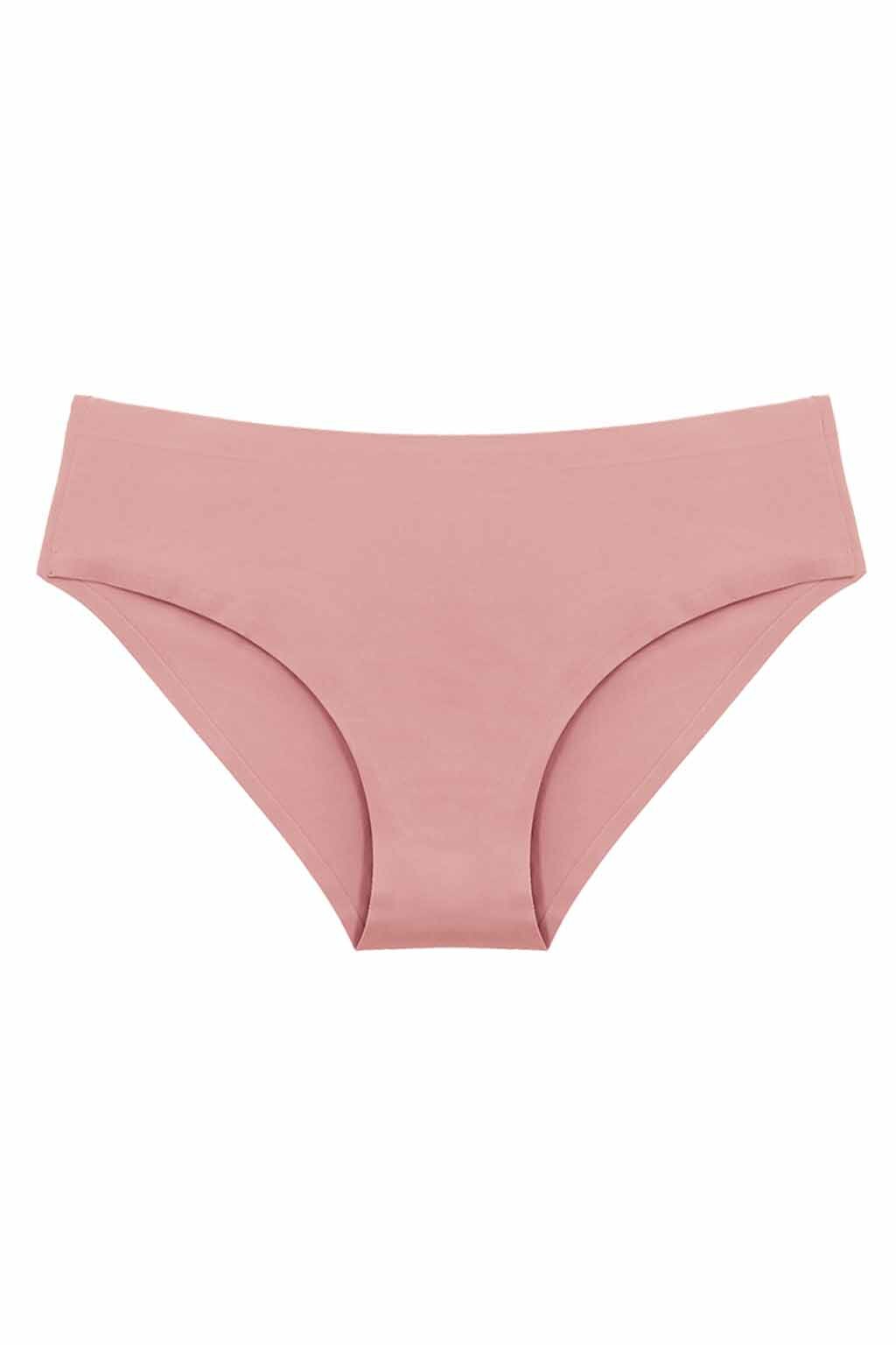 6 Women Solid Mixed Color Panties Laser Cut Bikini Underwear Brief S M L XL 5074