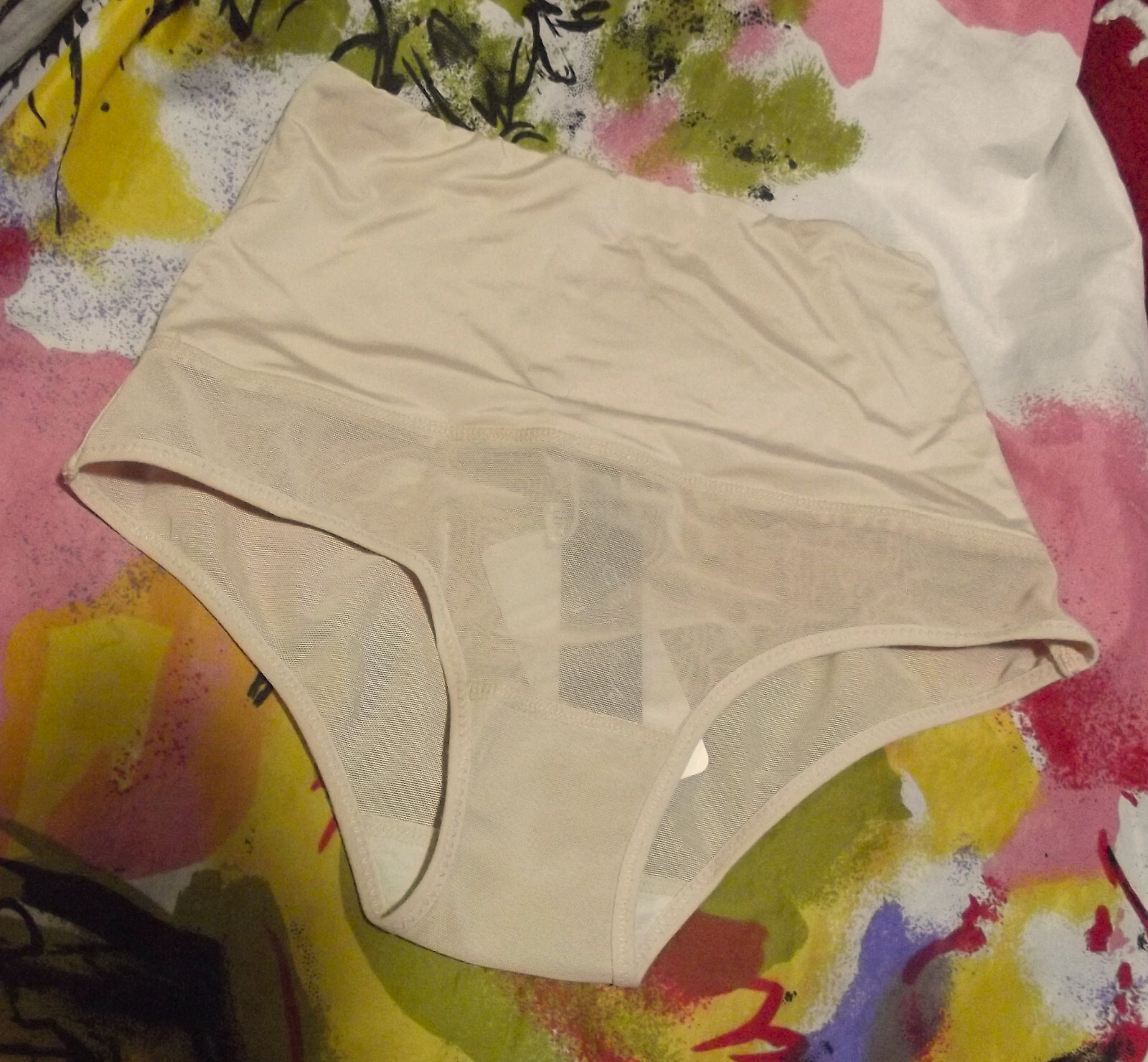 NEW ESSENTIALS BY ABS AE492 NUDE WAIST CONTROL SHAPING BRIEF PANTY M