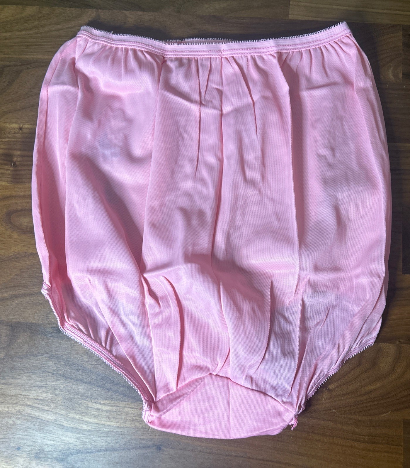 Vtg A Hit Undie 100% Acetate Panties Sz 5 Second Skin HTF Double Nylon Gusset