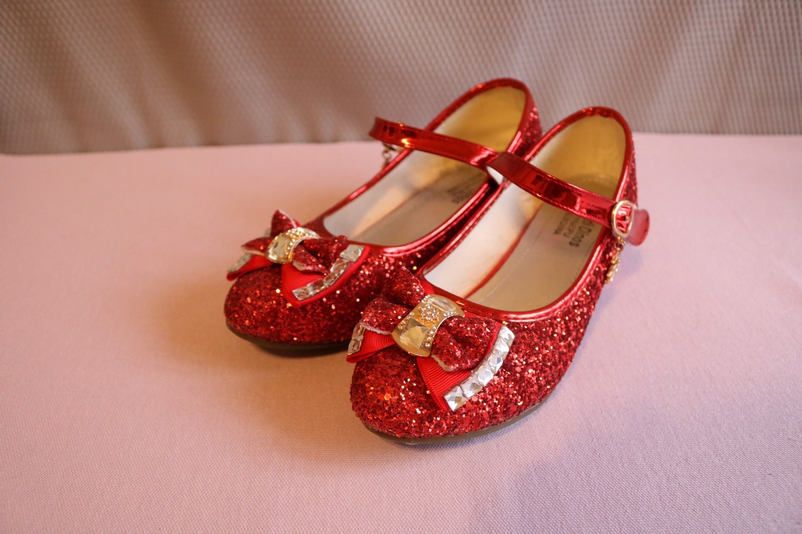 Girls Dress Shoes Party Heel Princess Flower Shoes (Big Kid) Size 38