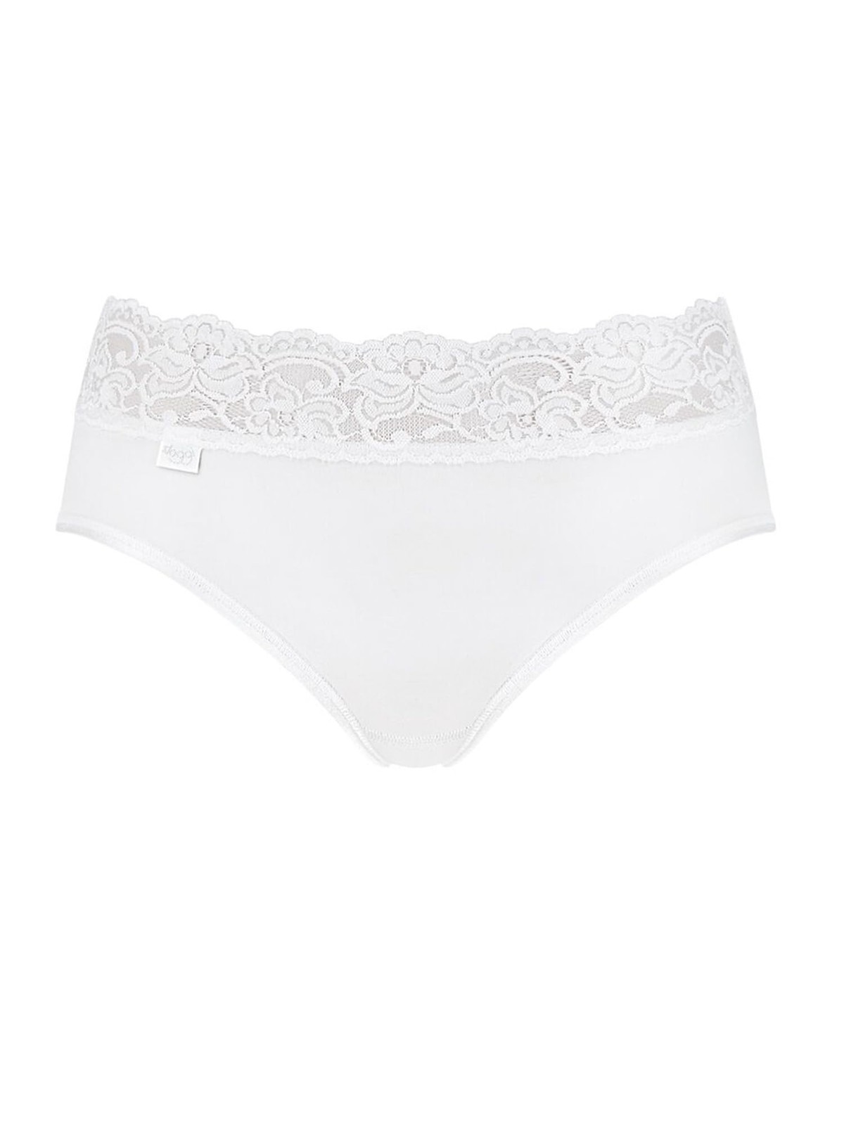 Women’s Romance Midi Underpants, 44, White