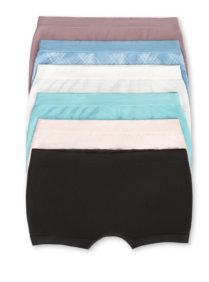 JOYSPUN Soft 6 Seamless Boyshort Women’s Supersoft Fabric Size Medium (8-10) NWT