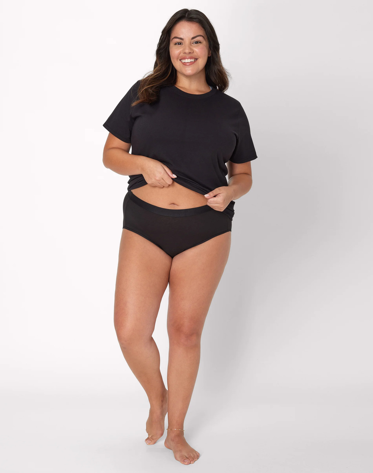 Hanes Just My Size Comfort, Period. Brief Underwear, Super Leaks, 2-Pack (PLUS