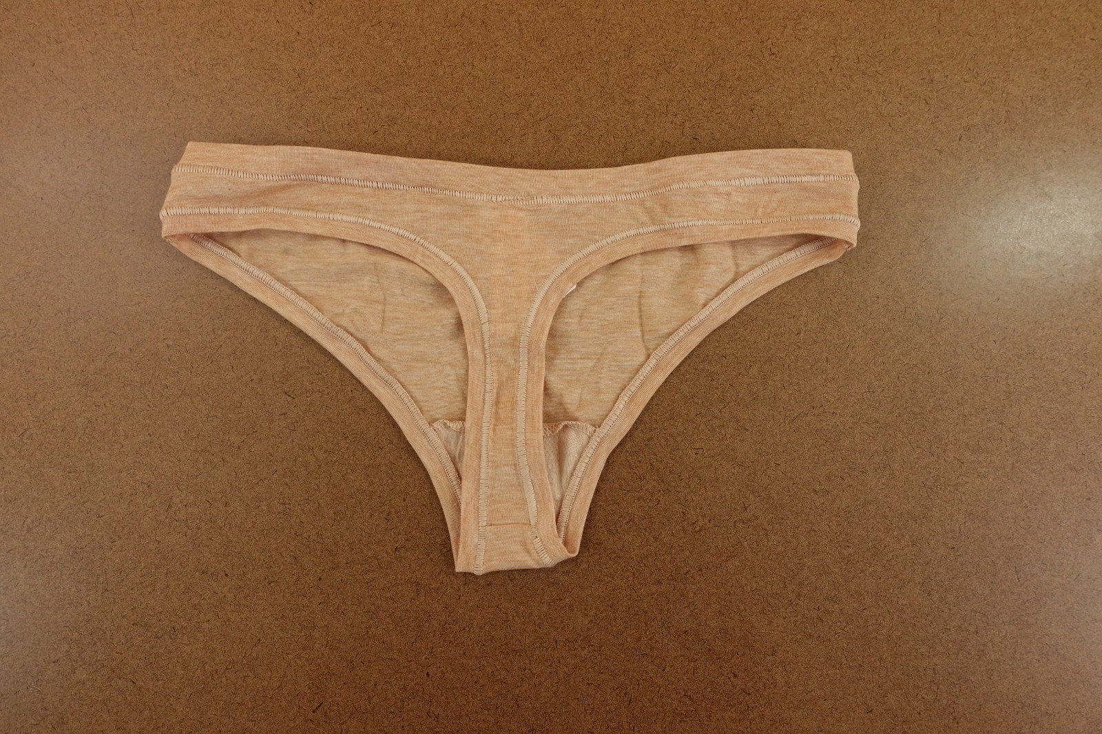 Gap Body Womens Size Small Beige Heather Breathe Thong Panty NWT