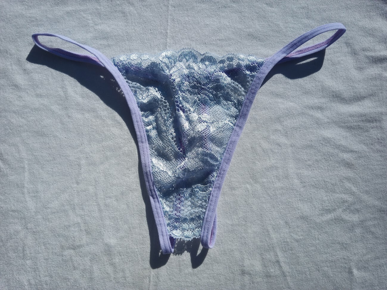 Sexy Crotchles Women Thong G-string Floral Lace Panties Lingerie Underwear USA