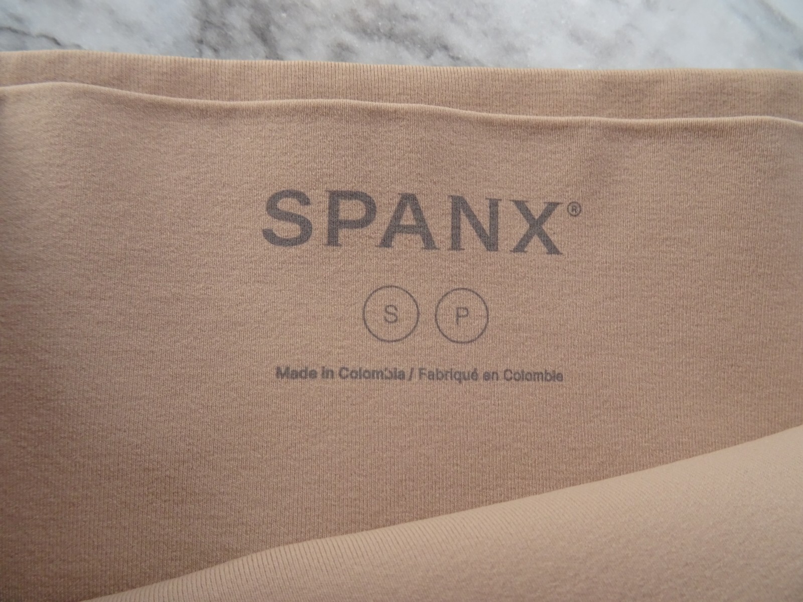 Spanx 40048# Ecocare Firm Control Thong 1-Pack Panties US Size S