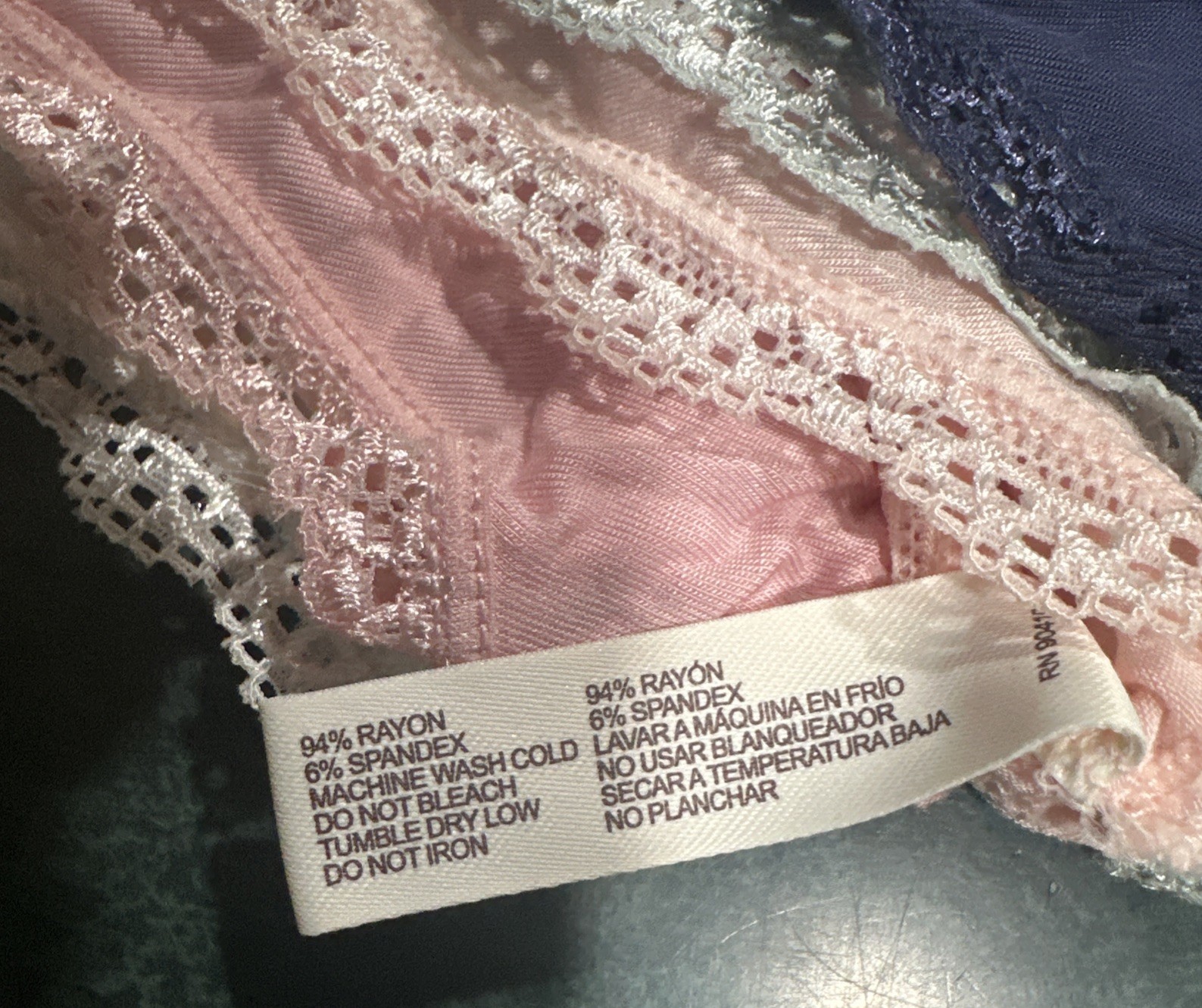 NWT LAURA ASHLEY 5 pack bikini Panties Size M Pink Beige Floral Pink Gray Blue
