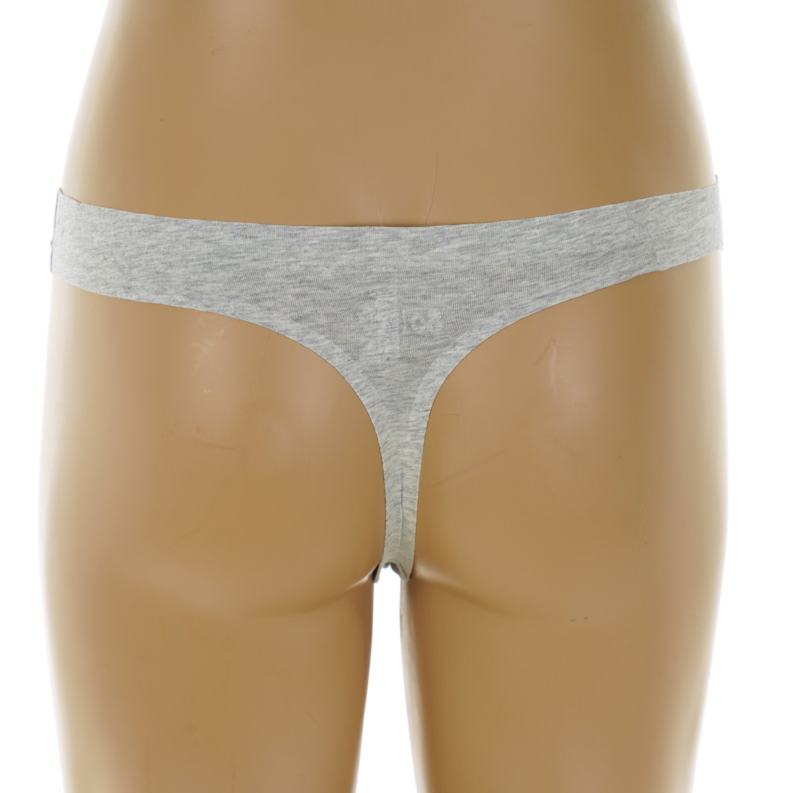 SO INTIMATES Junior’s Size 15-17 X-LARGE Heather GREY THONG Panties #SO83-005