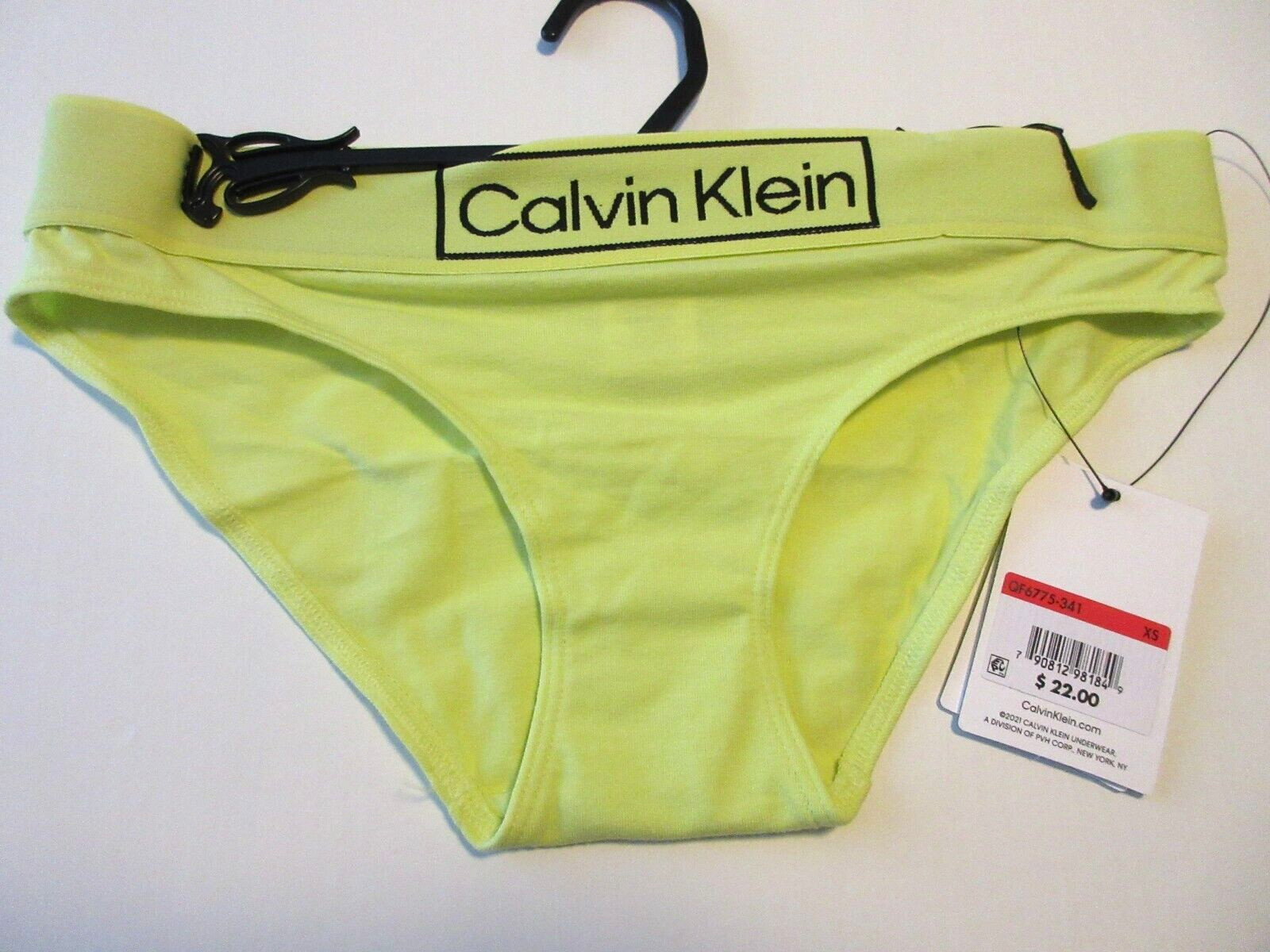2-Pack CALVIN KLEIN Reimagined BIKINI panty QF6775-341 Lemon Cotton ~ XS $44