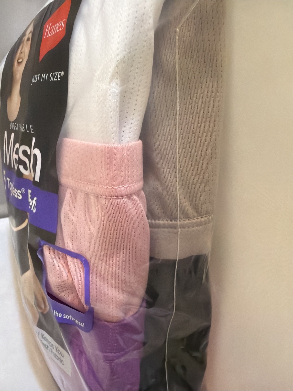 Just My Size Women Briefs Underwear Plus Size 13/5X Breathable Mesh