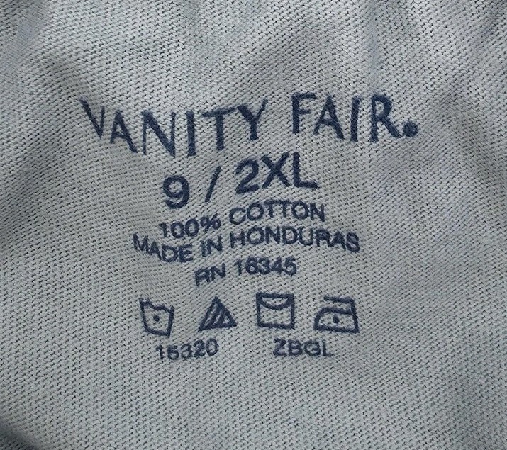 Vanity Fair Briefs Panties Womens 2XL 9 Perfectly Yours Classic 3 Pack Cotton