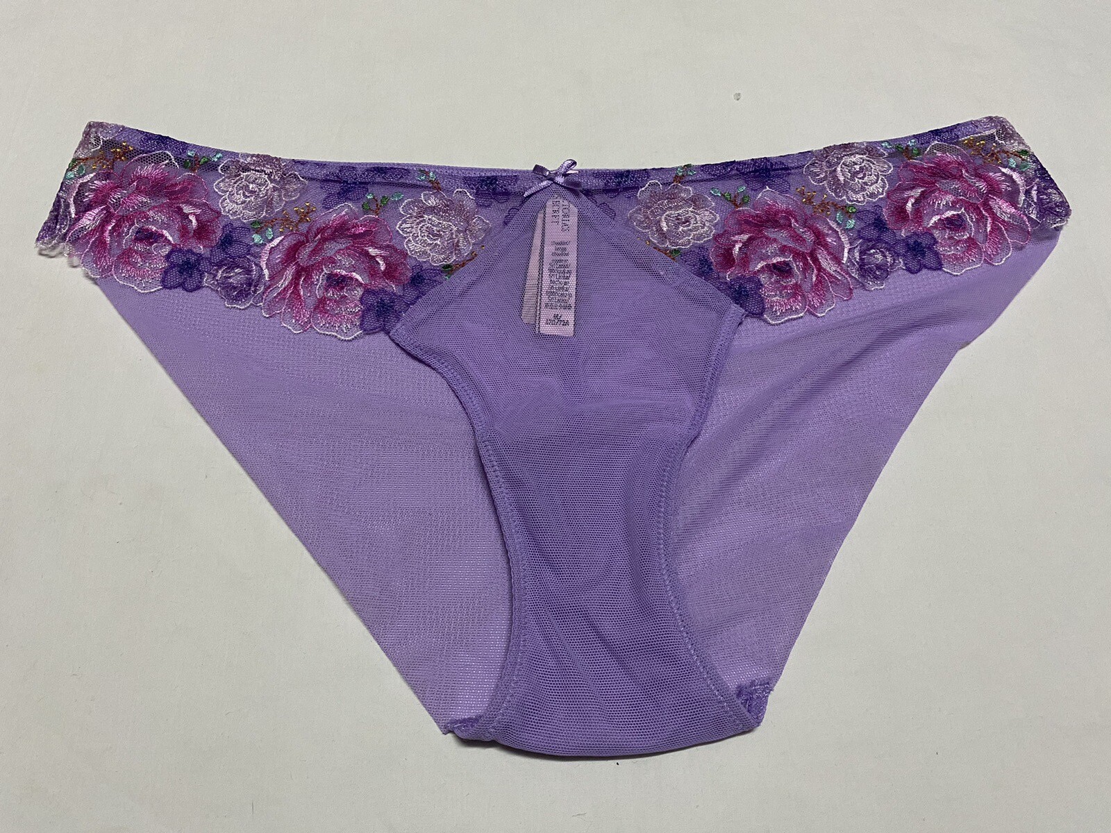 Victoria’s Secret Embroidered Mesh Cheekini Panty Medium New With Tags
