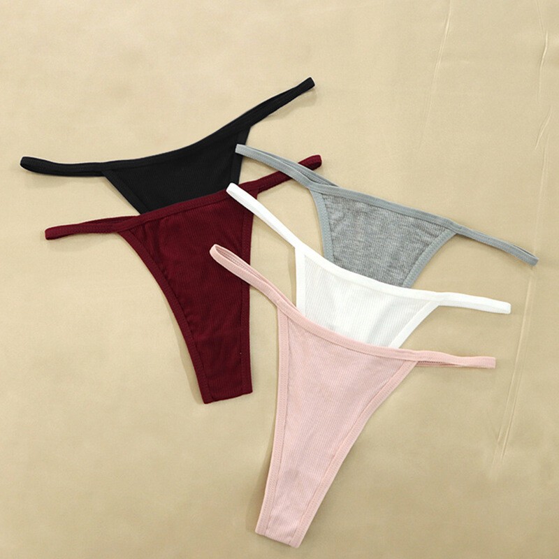5 Pack Lot Sexy Womens G string Thong Panties Bikinis Briefs Underwear Lingeries