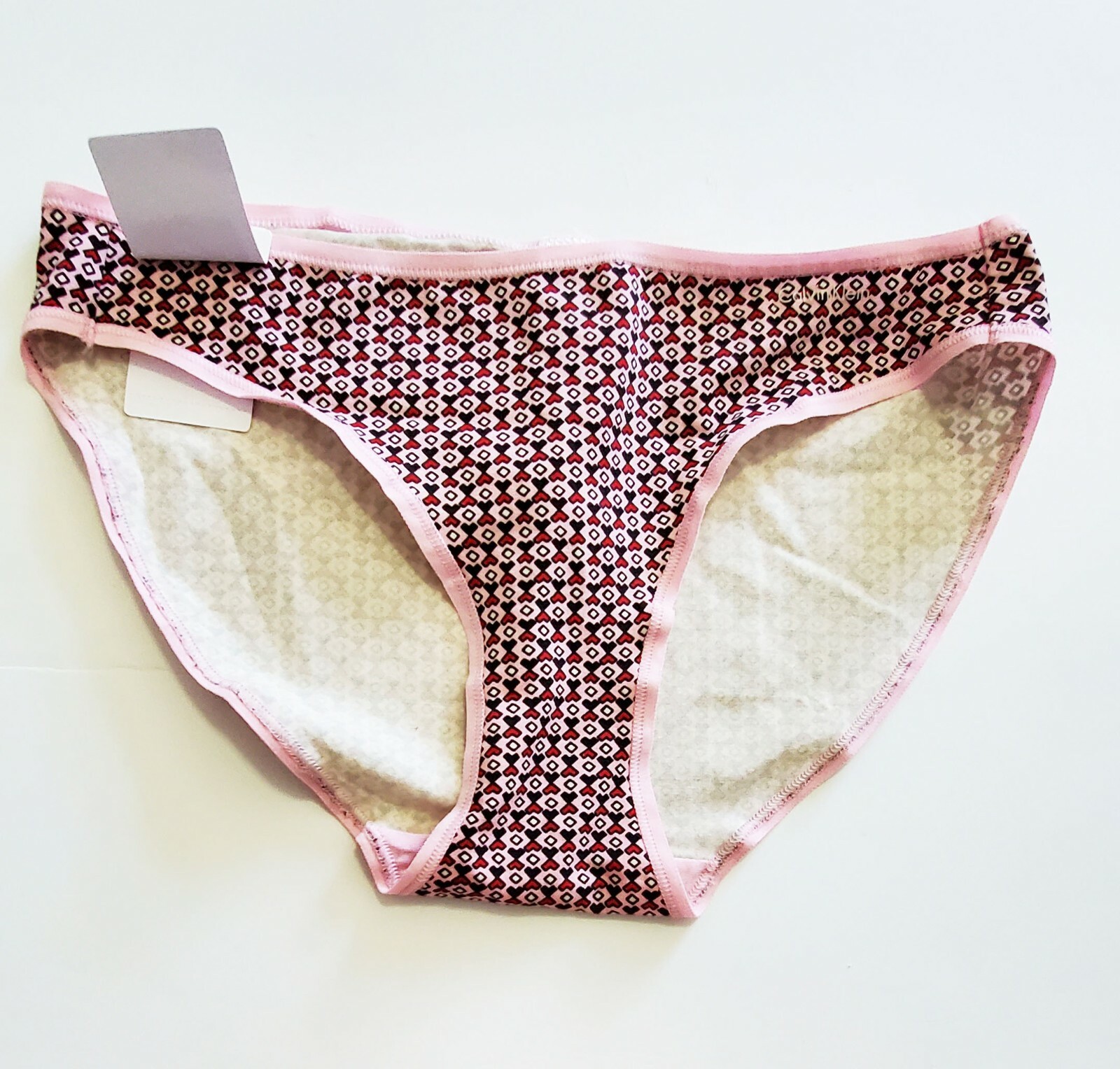 5 Calvin Klein Cotton Form Bikini Panty Kissing Hearts QD3644 Sz M – NWT