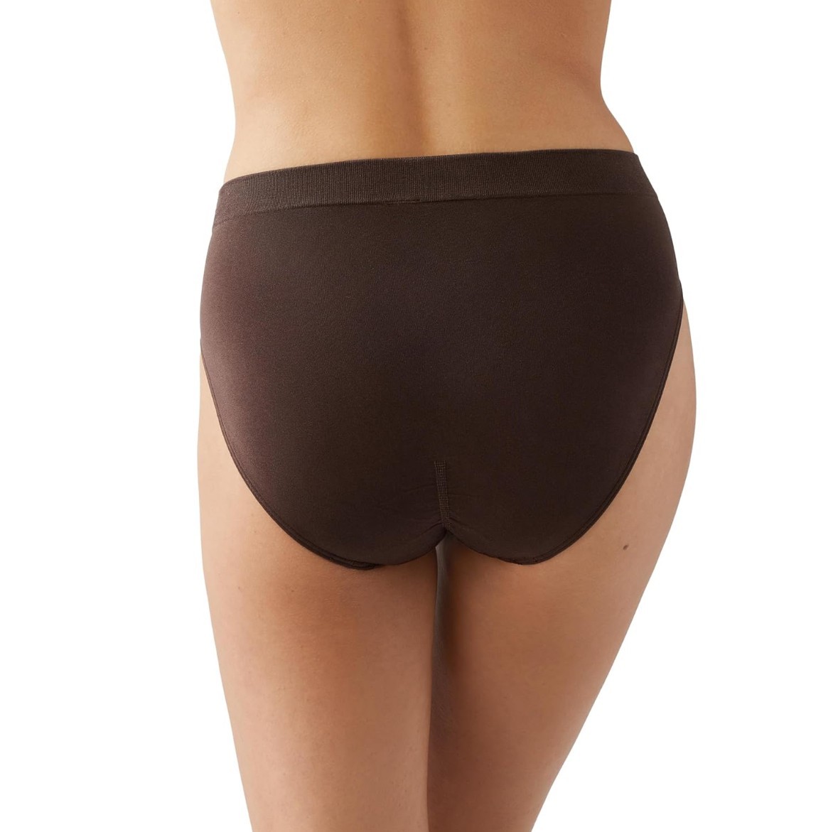 WACOAL 834175 HOT FUDGE BROWN ~ B-SMOOTH HICUT BRIEF PANTIES ~ SMALL