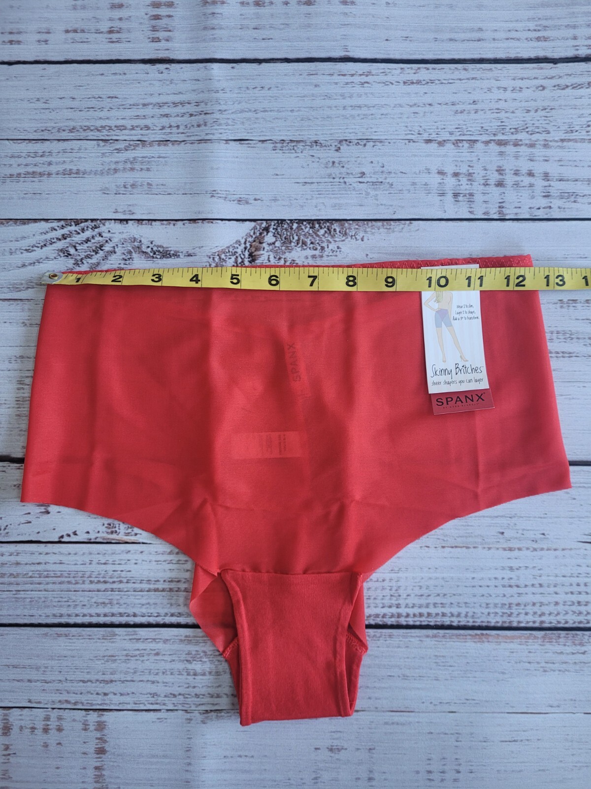 New SPANX By Sara Blakely L Spanx Red Skinny Britches Hipster Panty Women