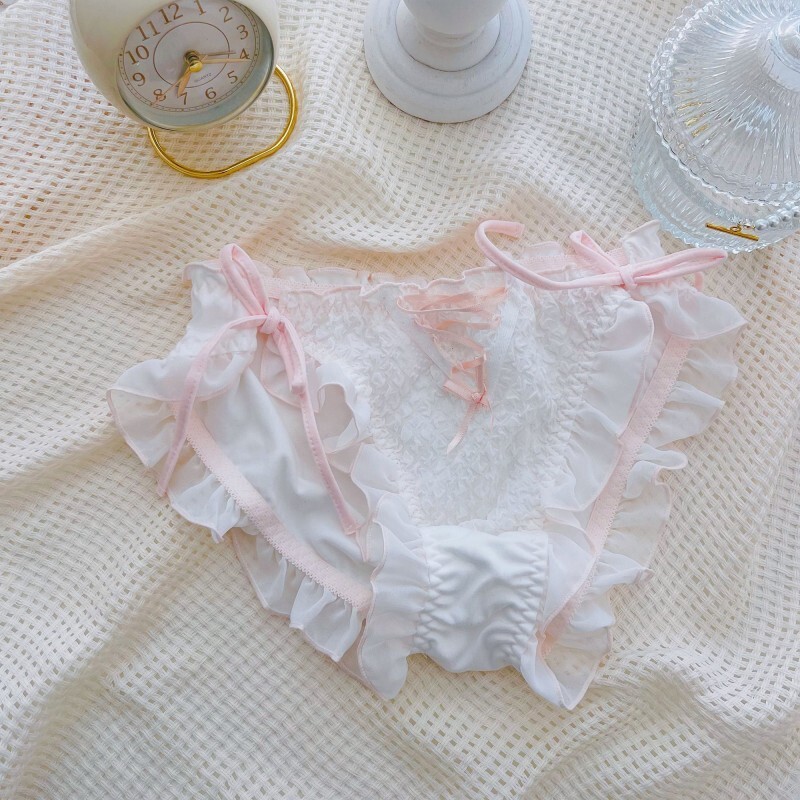 Japanese Mori girl Ribbon underpants Cute Bowknot briefs comfortable Panties