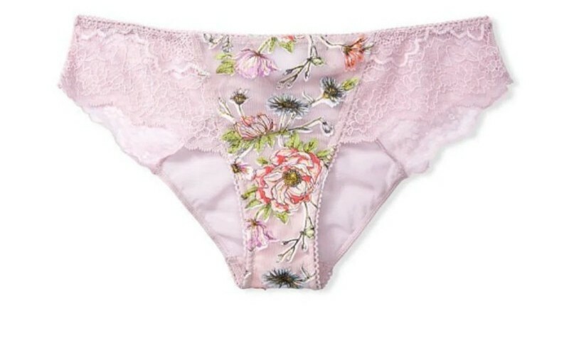 Victoria’s Secret Panty size M floral embroidered