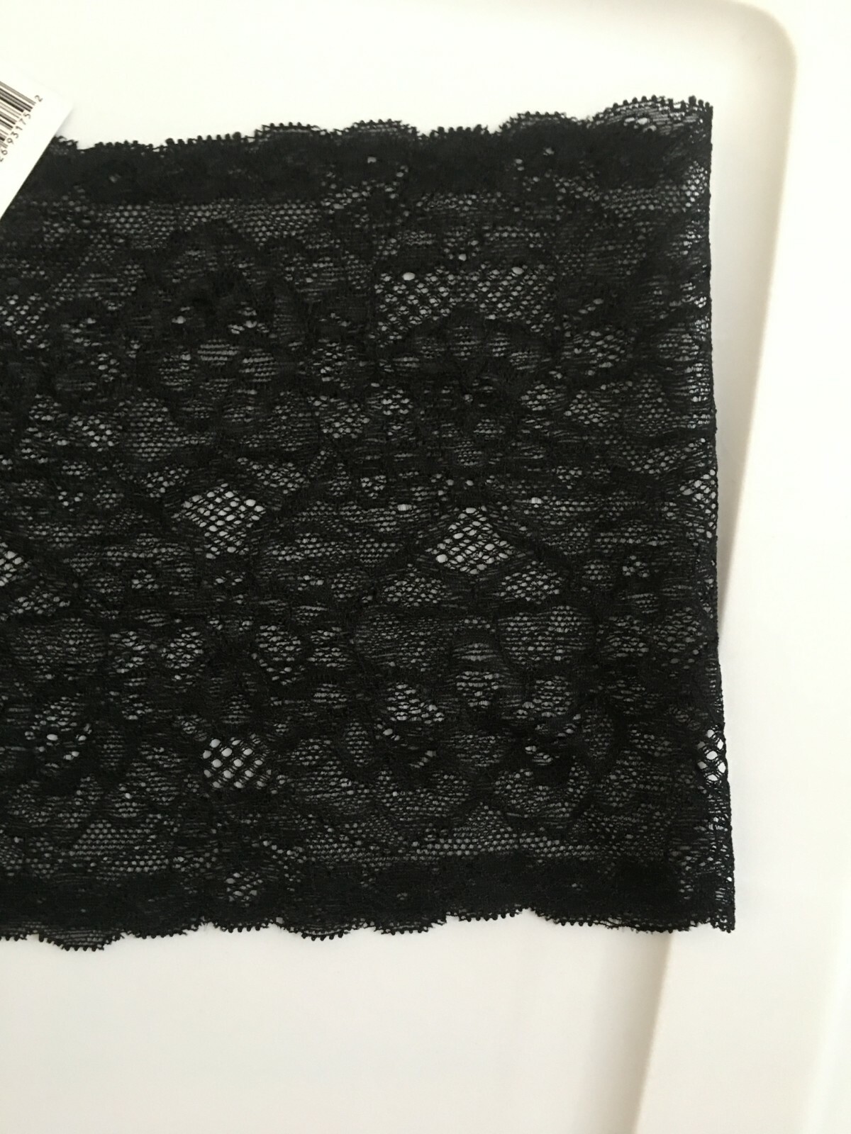 Black Floral Lace Boyshort Panties Womens Size 3X/10 Sexy Sheer Solid Soft NWT