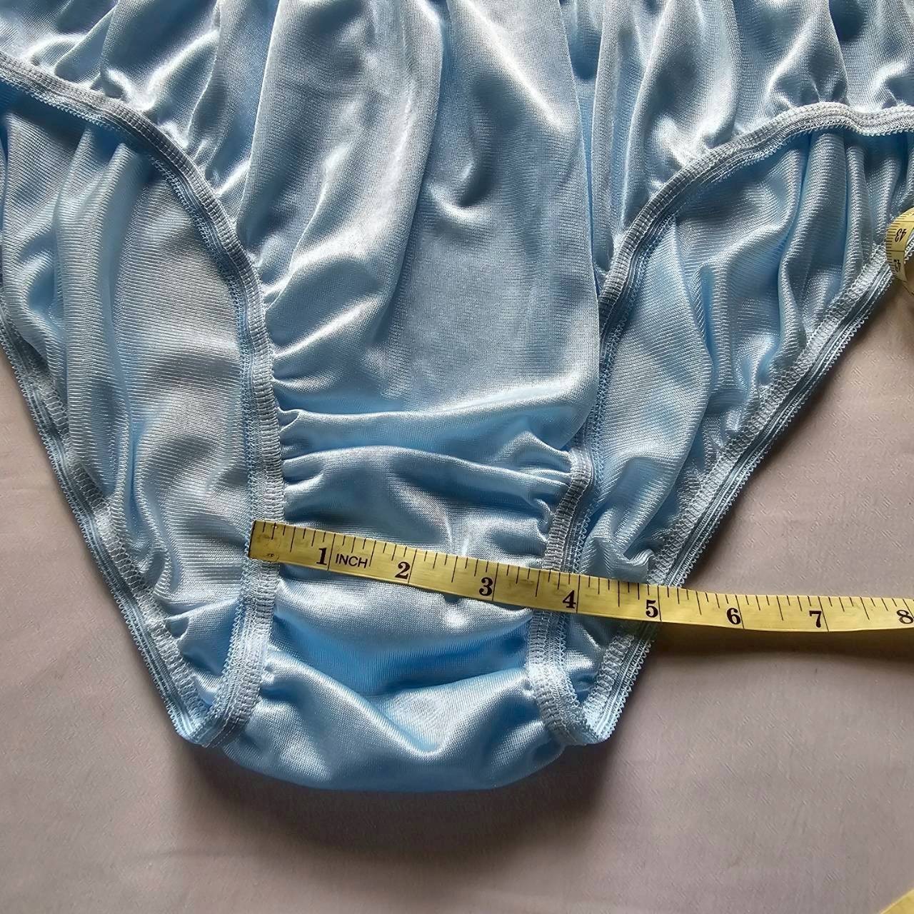 6Pcs Bikini Plus Underwear Nylon Woman Panties Briefs Light Soft Mid-Waist/3XL