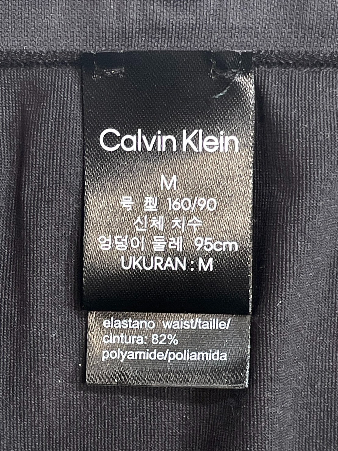 NWT Calvin Klein Women’s M Bonded Flex Thong Underwear QD3958 Black