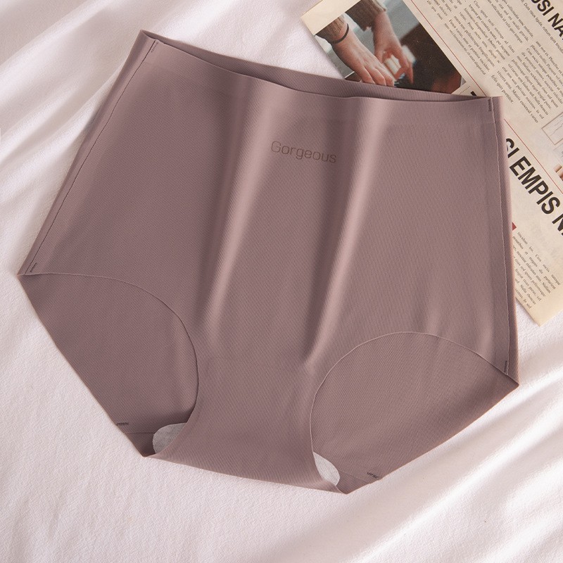 Ladies’ high waisted tight fitting triangle pants without hip compression
