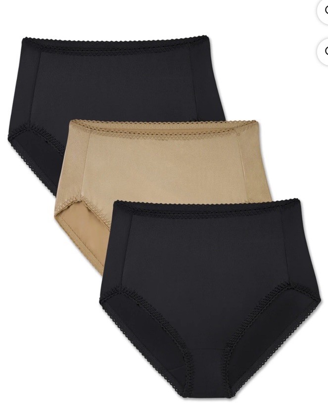 Vanity Fair Radiant 3-Pack HI-CUT SHAPERS light control Nylon 5X/12 – NWT