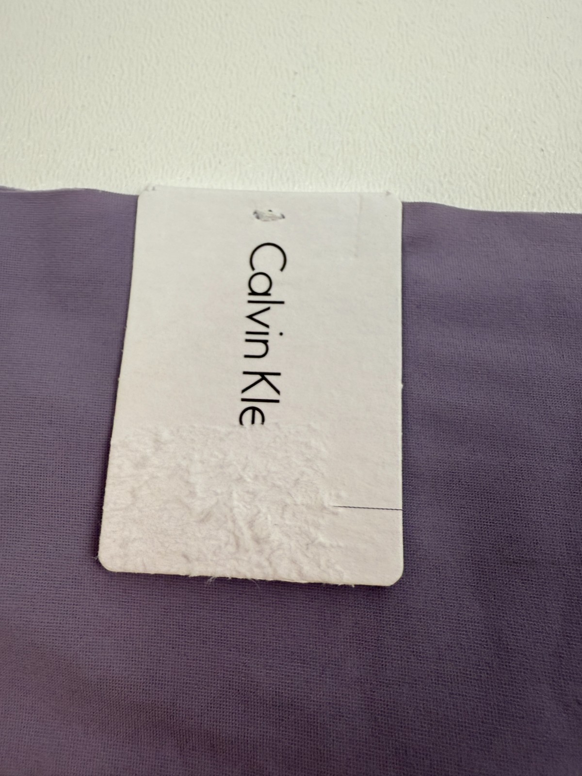Calvin Klein Women Invisibles Microfiber Low Rise Stretch Thong Lavender L NWT