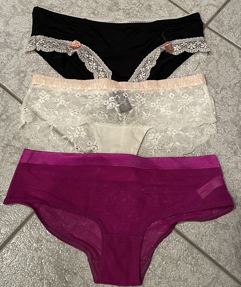 Lot Of 3 Pair Panties, Free People, Marilyn Monroe, etc., NWOT Size Small